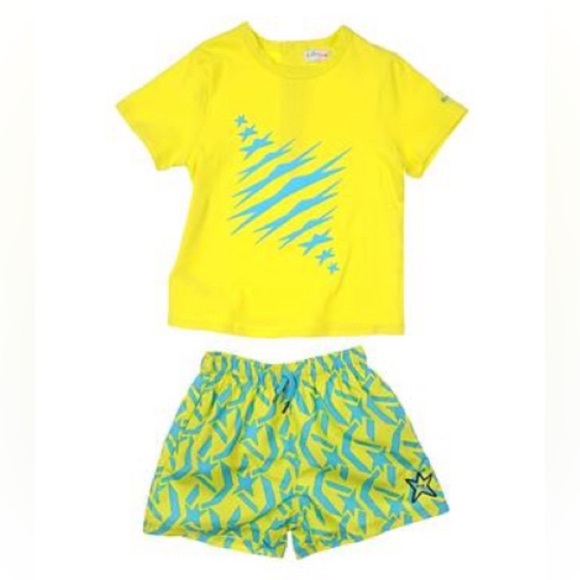 Agatha Ruiz De La Prada Baby Swim Trunks and Top Size 5Y - Picture 1 of 1